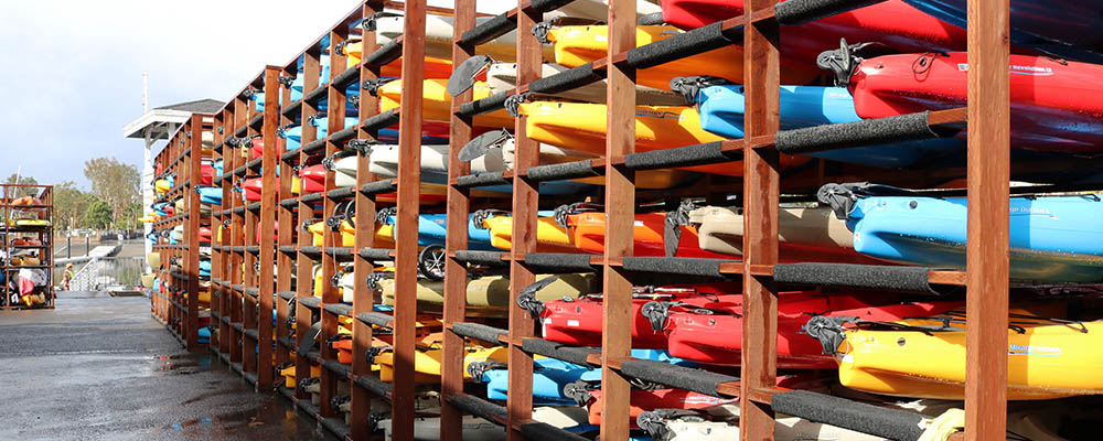 Onsite Kayak Storage