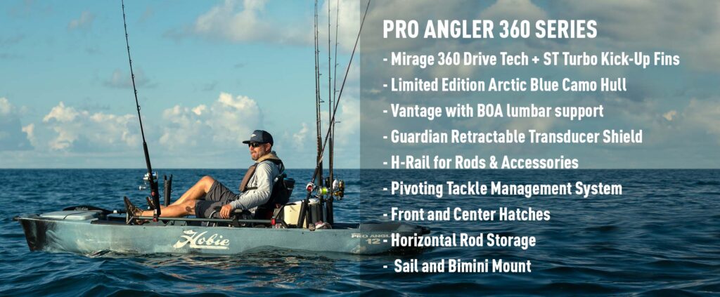 Explore Hobie Pro Angler 360 Kayak Fishing